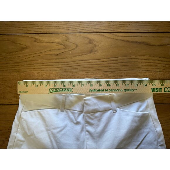 Old Navy Pants Women's Size 10 White High Rise Pixie Secret Smooth Pockets - Picture 4 of 14